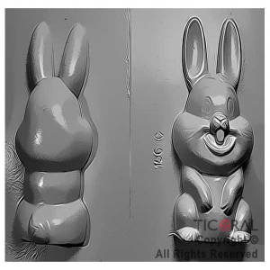 PLACA FIGURA H 156 CONEJO DOBLE x 1